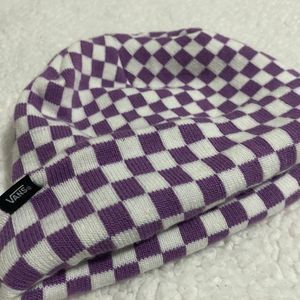 Purple Vans beanie